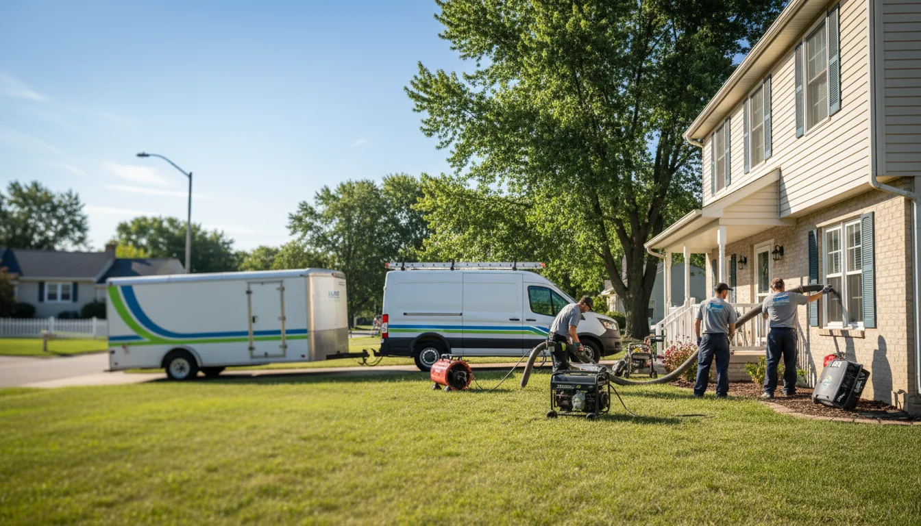 Flooded Basement Restoration And Cleanup With Repair in Moberly, MO near me